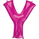 Anagram Folienballon Buchstabe Y Pink Folie 86cm-1St