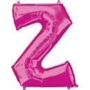 Anagram Folienballon Buchstabe Z Pink Folie 86cm-1St