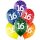 Belbal Premium Luftballon -Zahl 16- ø30cm Mix-6St