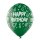 Belbal Premium Luftballon Happy Birthday ø30cm bunt klar-6St