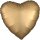 Anagram Folienballon Herz Gold Satin  ø45cm-1St