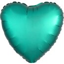 Anagram Folienballon Herz Grün Jade Satin...