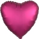 Anagram Folienballon Herz Pink Satin  ø45cm-1St