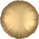 Luftballon Gold Satin Folie &oslash;45cm