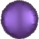 Luftballon Violett Satin Folie &oslash;45cm