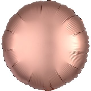Luftballon Rosegold Seidenglanz Folie ø45cm