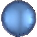 Anagram Folienballon Blau Azur Satin ø45cm...