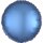 Anagram Folienballon Blau Azur Satin ø45cm unverpackt-1St