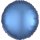 Luftballon Blau Azur Satin Folie ø45cm