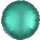Anagram Folienballon Grün Satin ø45cm unverpackt-1St