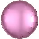 Luftballon Rosa Satin Folie &oslash;45cm
