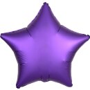 Anagram Folienballon Stern Violett Satin ø45cm...