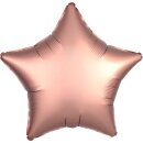 Anagram Folienballon Stern Rosegold Satin ø45cm-1St