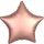 Anagram Folienballon Stern Rosegold Satin ø45cm-1St