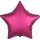 Anagram Folienballon Stern Pink Satin ø45cm unverpackt-1St