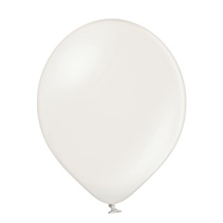 100 Luftballons Weiß Metallic ø12,5cm