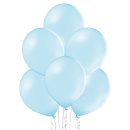 100 Luftballons Blau-Hellblau Pastel &oslash;23cm