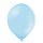 100 Luftballons Blau-Hellblau Pastel ø23cm