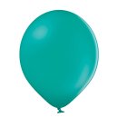 100 Luftballons Gr&uuml;n-Smaragd Pastel &oslash;23cm