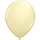 100 Luftballons Elfenbein-Vanille Pastel &oslash;23cm