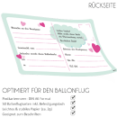 luftballonsDE Ballonflugkarte verliebt verlobt verheiratet-50St