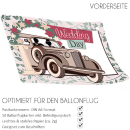 luftballonsDE Ballonflugkarte Wedding Day Auto-50St