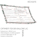 luftballonsDE Ballonflugkarte Wedding Day Auto-50St