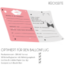 luftballonsDE Ballonflugkarte Mr & Mrs endlich verheiratet-50St