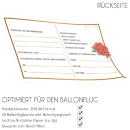 luftballonsDE Ballonflugkarte Just Married Ringe-50St