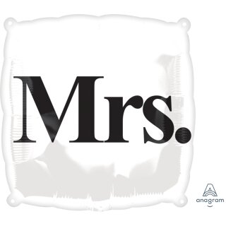 Anagram Folienballon Mrs  ø45cm-1St