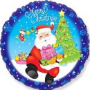 Flexmetal Folienballon Weihnachtsmann  ø45cm...