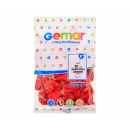 Gemar Premium Herzballon Rot  ø44cm -50St