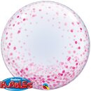 Qualatex Folienballon Klar Konfetti Pink...