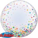 Qualatex Folienballon Klar Konfetti Bunt...
