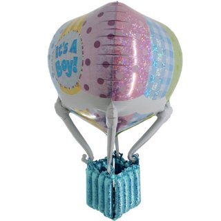 Luftballon Heißluftballon Boy Folie 91cm
