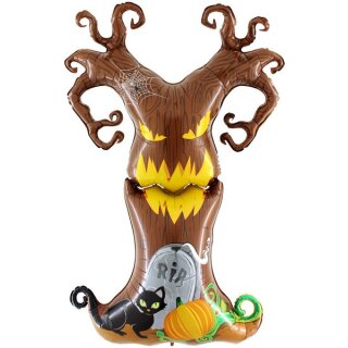 Grabo Folienballon Gruselige Baum 155cm-1St