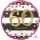 Luftballon Zahl 60 Happy Birthday Gold Pink Folie ø45cm