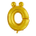 Globos Folienballon Buchstabe Ö Gold Folie 86cm-1St