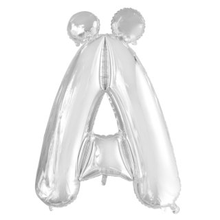 Luftballon Buchstabe AE Silber Folie ca 86cm