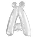 Luftballon Buchstabe AE Silber Folie ca 86cm