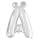 Globos Folienballon Buchstabe AE Silber Folie 86cm-1St