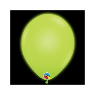 5 LED Luftballons Grün-Hellgrün ø25cm
