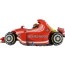 Luftballon Rennwagen Rot Folie-Figur 125cm Grabo unverpackt