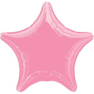 Flexmetal Folienballon Stern Rosa Jumbo ø75cm unverpackt-1St