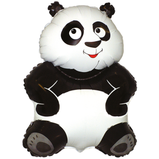 Flexmetal Folienballon Panda 83cm unverpackt-1St