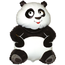 Flexmetal Folienballon Panda 83cm unverpackt-1St