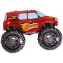 Luftballon Monstertruck Rot Folie-Figur 96cm Flexmetal