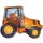 Flexmetal Folienballon Traktor Orange 94cm unverpackt-1St