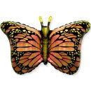 Flexmetal Folienballon Schmetterling Orange 95cm-1St