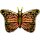 Flexmetal Folienballon Schmetterling Orange 95cm-1St